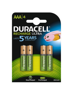 Duracell StayCharged AAA (4pcs) Batteria ricaricabile Mini Stilo AAA Nichel-Metallo Idruro (NiMH)