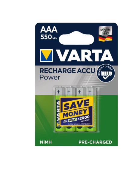 CF4 RICARICABILI AAA 550MAH