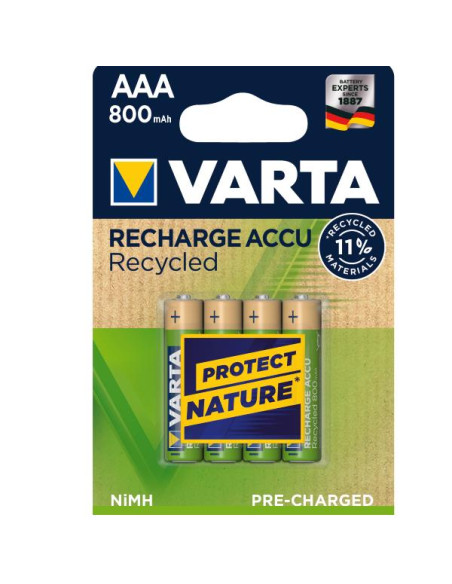 CF4RICARICABILI RECYCLED AAA 800MAH