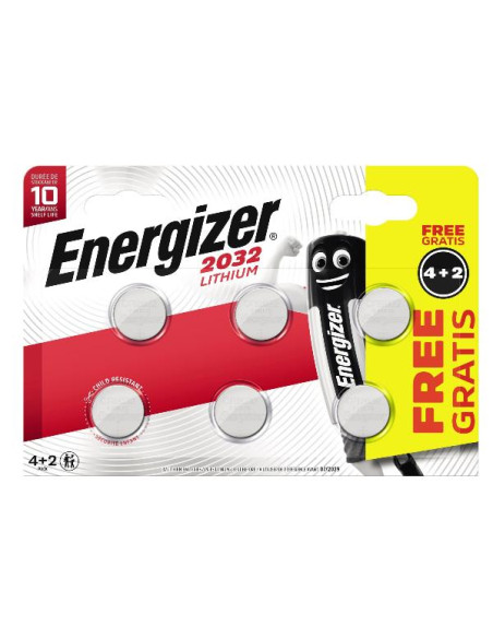 CF4+2 LITHIUM CR2032 BP6 4+2