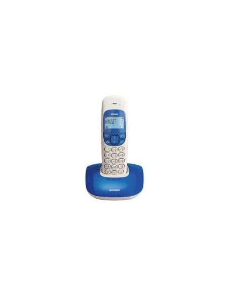 Brondi Nice Telefono DECT Identificatore di chiamata Blu, Bianco