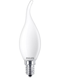 Philips Lampadina candela smerigliata a filamento 25 W BA35 E14