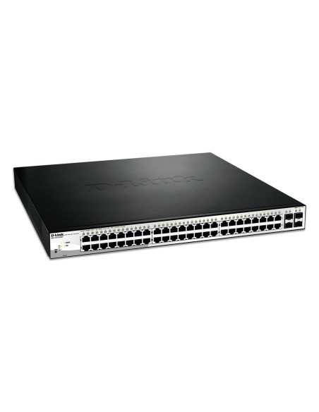 D-Link DGS-1210-52MP Gestito L2 Gigabit Ethernet (10/100/1000) Supporto Power over Ethernet (PoE) Nero, Grigio