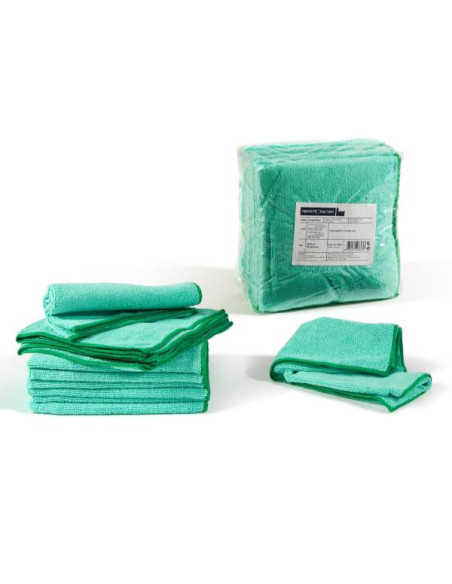 PANNO MICROFIBRA 40X40 10PZ VERDE