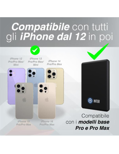 POWERBANK INTER WIRELESS MAGNETICO