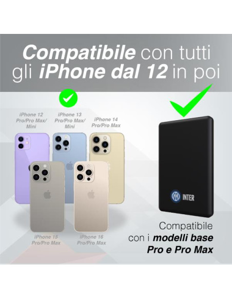 POWERBANK INTER WIRELESS MAGNETICO