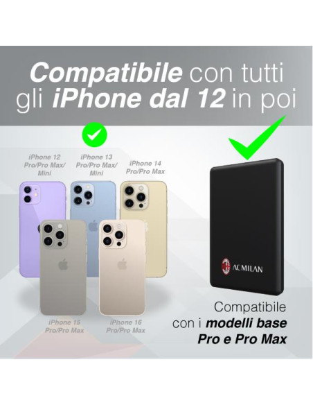 POWERBANK MILAN WIRELESS MAGNETICO