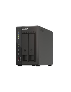 QNAP TS-253E NAS Tower Intel® Celeron® J6412 8 GB 0 TB QNAP QTS Nero