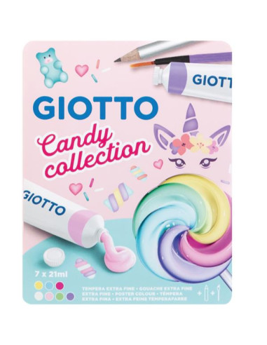 CF7 GIOTTO CANDY TUBI TEMPERA 21ML