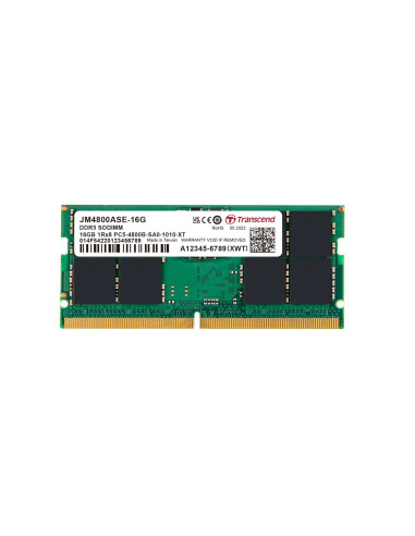 16GB JM DDR5 4800 SO-DIMM 1RX8 2GX8