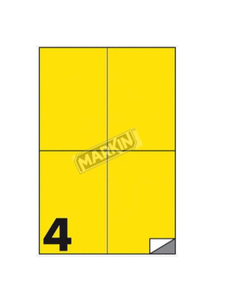 CF400 ETICHETTE GIALLO  105X148
