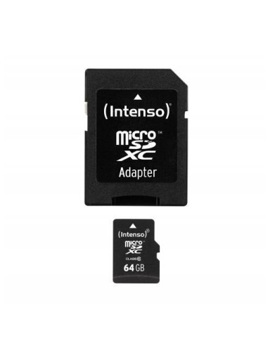 MICRO SD CON ADATTATORE 64GB C10