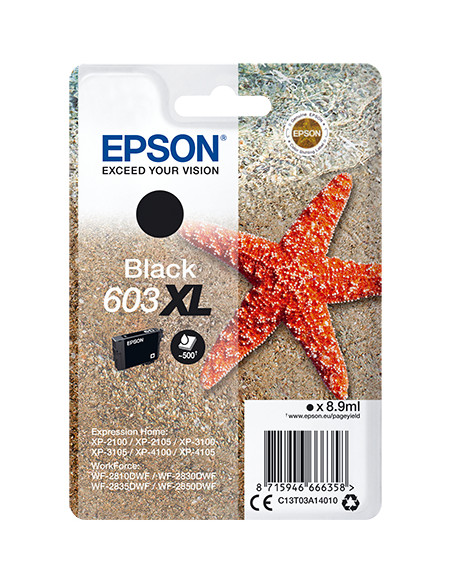 Epson Singlepack Black 603XL Ink