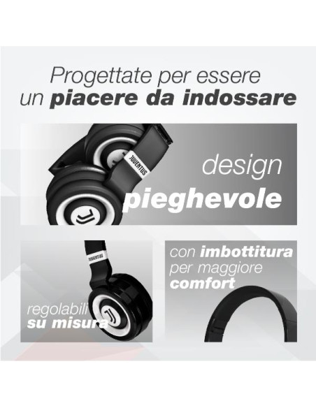 CUFFIE JUVE WIRELESS CON MIC