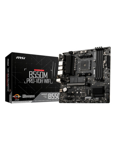MSI B550M PRO-VDH WIFI scheda madre AMD B550 Socket AM4 micro ATX