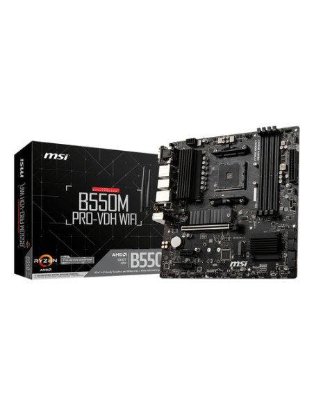 MSI B550M PRO-VDH WIFI scheda madre AMD B550 Socket AM4 micro ATX