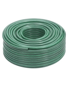 Set Tubo da Giardino con Raccordi Verde 0,5" 100 m in PVC