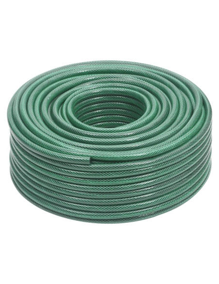 Set Tubo da Giardino con Raccordi Verde 0,5" 100 m in PVC