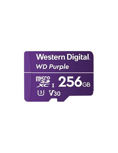 MICROSD WD PURPLE 256GB CLAS 10