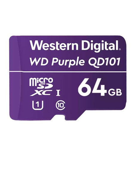 MICROSD WD PURPLE 64GCLAS 10