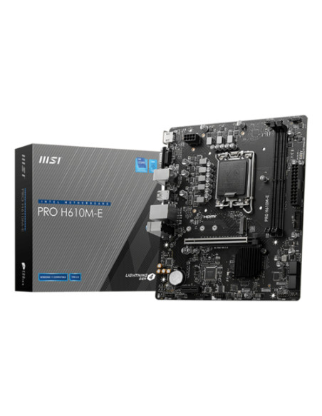 MSI PRO H610M-E scheda madre Intel H610 LGA 1700 micro ATX