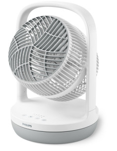 Philips Serie 2000 Ventilatore da tavolo CX2050/00, Flusso d'aria 738 m³/h, Ultra silenzioso 23db