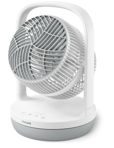 Philips Serie 2000 Ventilatore da tavolo CX2050/00, Flusso d'aria 738 m³/h, Ultra silenzioso 23db