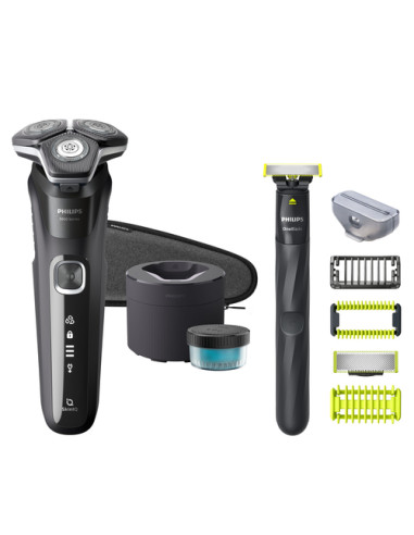Philips SHAVER serie 5000 Rasoio elettrico Wet & Dry con tecnologia SkinIQ