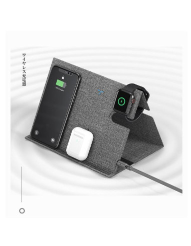 ROCK - CARICATORE WIRELESS 3 IN 1