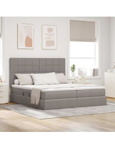 Letto con Contenitore Talpa 180 x 200 cm Pelle Sintetica