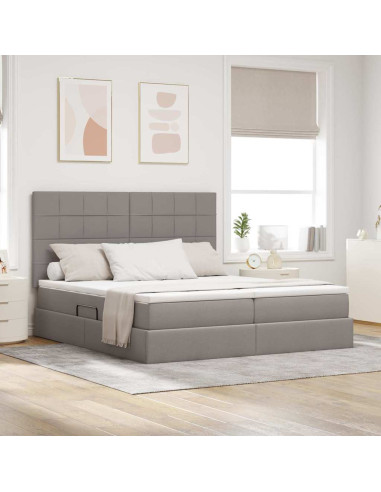 Letto con Contenitore Talpa 180 x 200 cm Pelle Sintetica