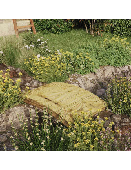 Ponte da Giardino 110x74 cm in Massello di Pino Impregnato