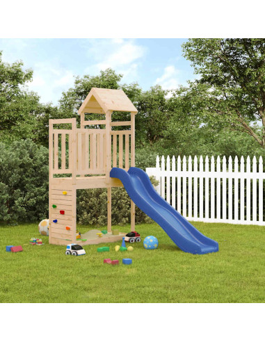 Set da Gioco da Esterno in Legno Massello di Pino