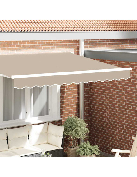 Tenda a Braccio Beige 580 x 20 cm Tela