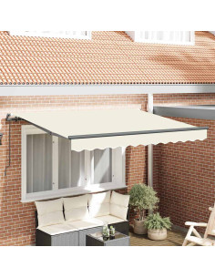 Tenda Retrattile Crema 250 x 200 cm Tessuto