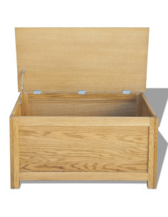 Scatola Portaoggetti 90x45x45 cm in Massello di Rovere