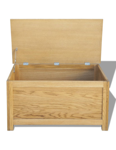 Scatola Portaoggetti 90x45x45 cm in Massello di Rovere