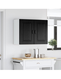 Mobile da cucina con porta Kalmar Rovere Nero 80 x 31 x 60 cm