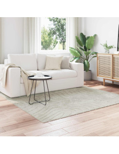 Tappeti per area Quadrato HUARTE Verde 200 x 200 cm Poliestere