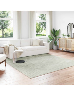 Tappeti per area Quadrato HUARTE Verde 240 x 240 cm Poliestere