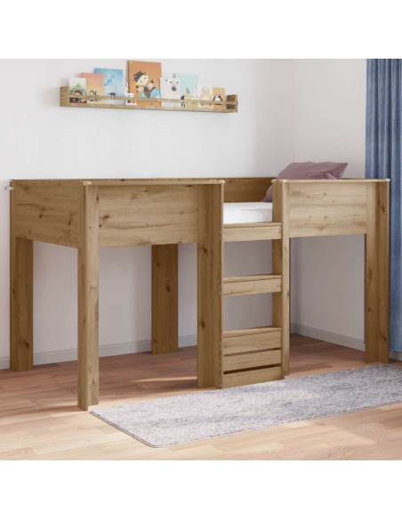 Letto a Castello per Bambini Rovere artigianale 100 x 200 cm