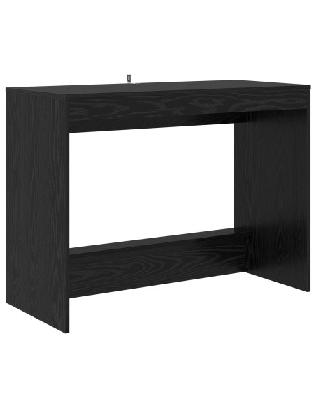 Scrivania Letto Rovere Nero 100 x 45 x 75 cm Legno multistrato