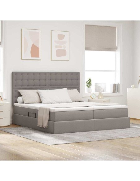 Letto con Contenitore Talpa 180 x 200 cm Pelle Sintetica