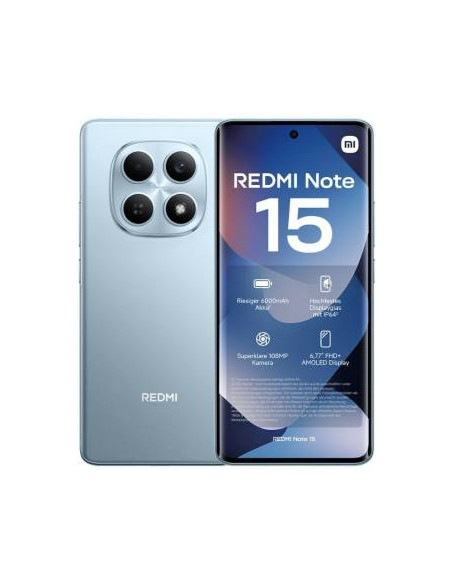 Xiaomi Redmi Note 15 8+256GB 6.77" NFC Glacier Blue DS EU
