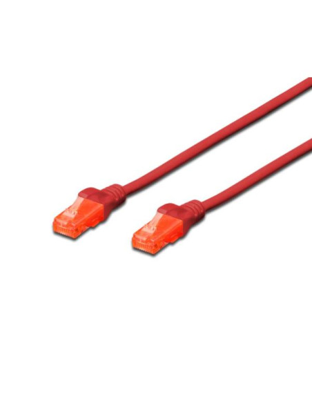 PATCH U/UTP CAT.6 LSHF ROSSO 3M