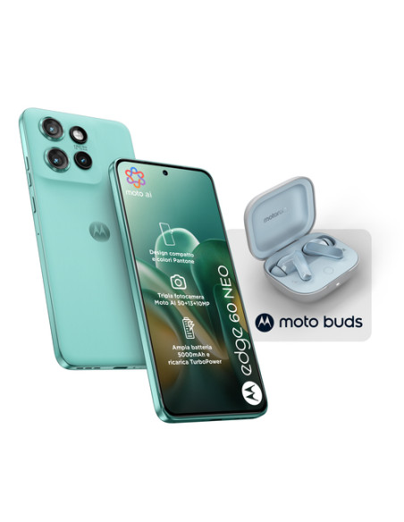 Motorola edge Pack 2x1 60 Neo 8/256 Frostbite + Moto Buds