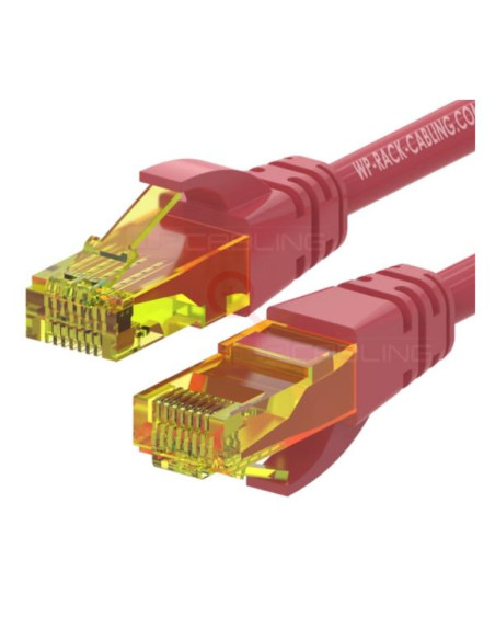 PATCH U/UTP CAT.6A LSHF ROSSO 3M