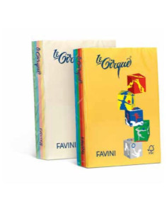 RISMA LE CIRQUE 160G 5COL TENUI A4