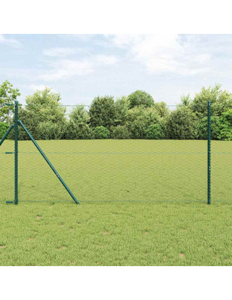 Palo della recinzione Grigio 100 x 1,4 m (rete da 36 mm)