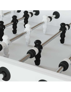 Giocatori di Tavolo da Calcio 24 pcs Nero e Bianco HIPS